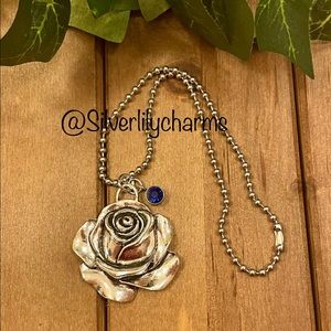 Rose Car Mirror Charm